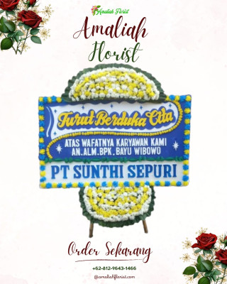 Papan Bunga Duka di Langgeng