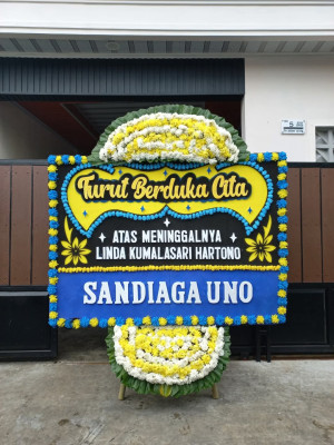 Papan Bunga Duka di Langgeng